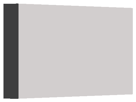 Woodgrain No. 254 Utility Mouldings profile illustration