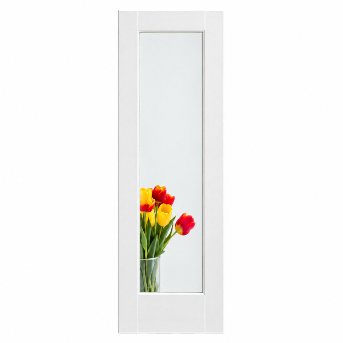1-Lite Clear Glass French Interior Door Slab — catalog illustration