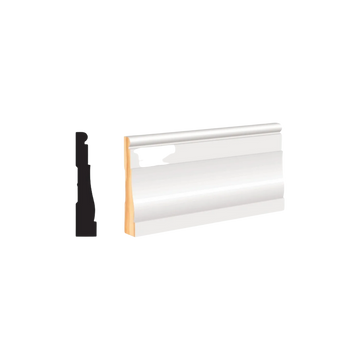 11/16" x 3-1/4" x 8' WM 445 White Casing