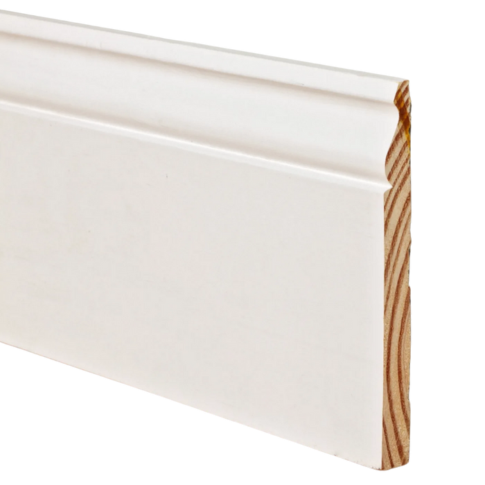 9/16" x 5-1/4" x 8' PFJ Primed Colonial Baseboard