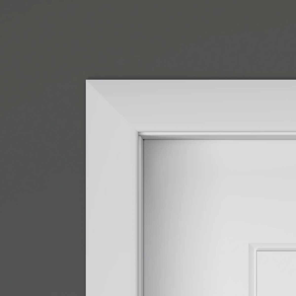 Flat Door Trim 21/4 Primed FJ Pine — PC Mouldings Supply