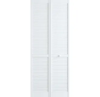 White Pine Full-Louver Closet Bifold Door
