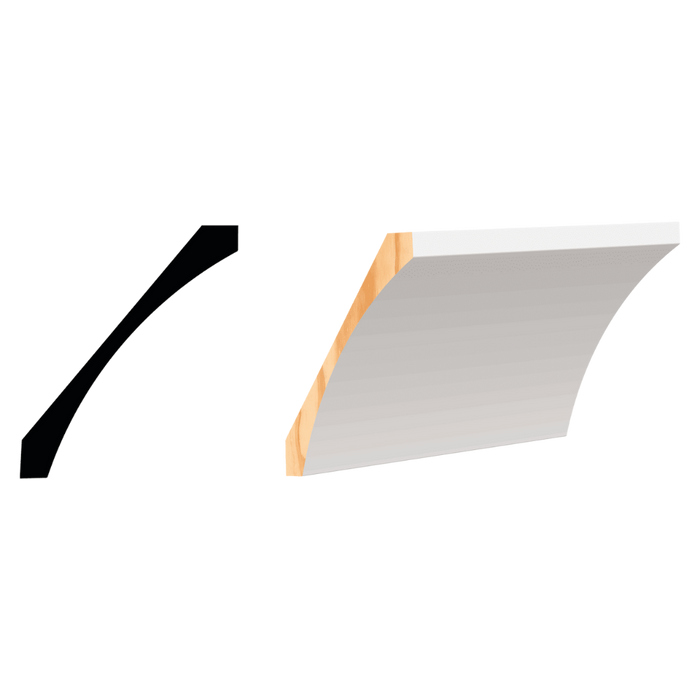 WM PM9081P 11/16 x 5-1/4 x 12 ft Crown