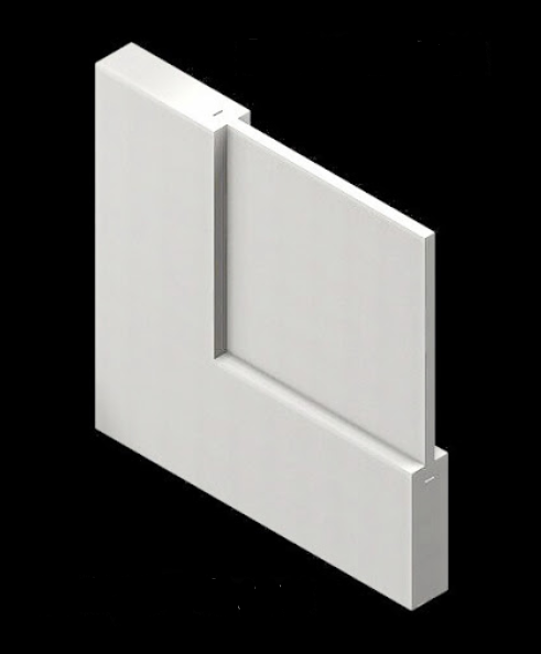 1 PNL Shaker Style Door-Primed